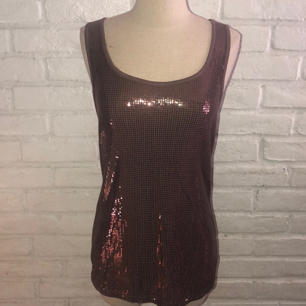 Studio Y Sequins Tank Top- L
